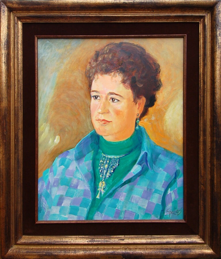 Marité en bleu